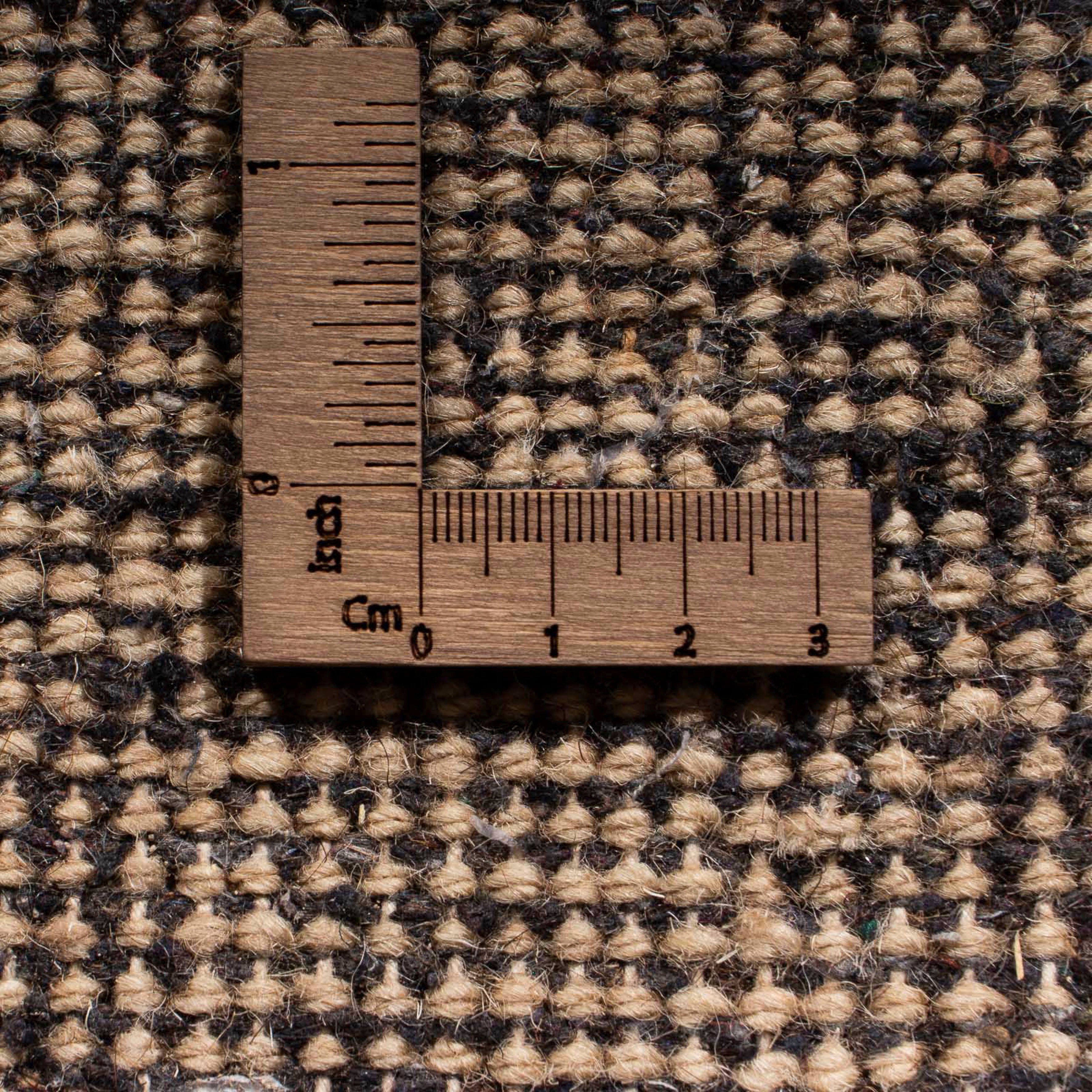 Höhe: 120 beige, mit Wollteppich - Gabbeh mm, 18 Handgeknüpft, 70 - Zertifikat - Indus x Wohnzimmer, morgenland, cm rechteckig, Einzelstück