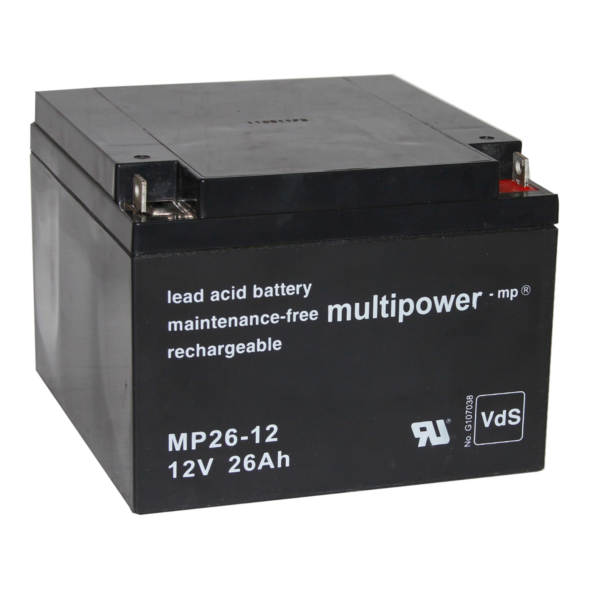 Hückmann Hückmann Multipower Blei-Akku MP26-12 Pb 12V/26Ah 117381 Batterie