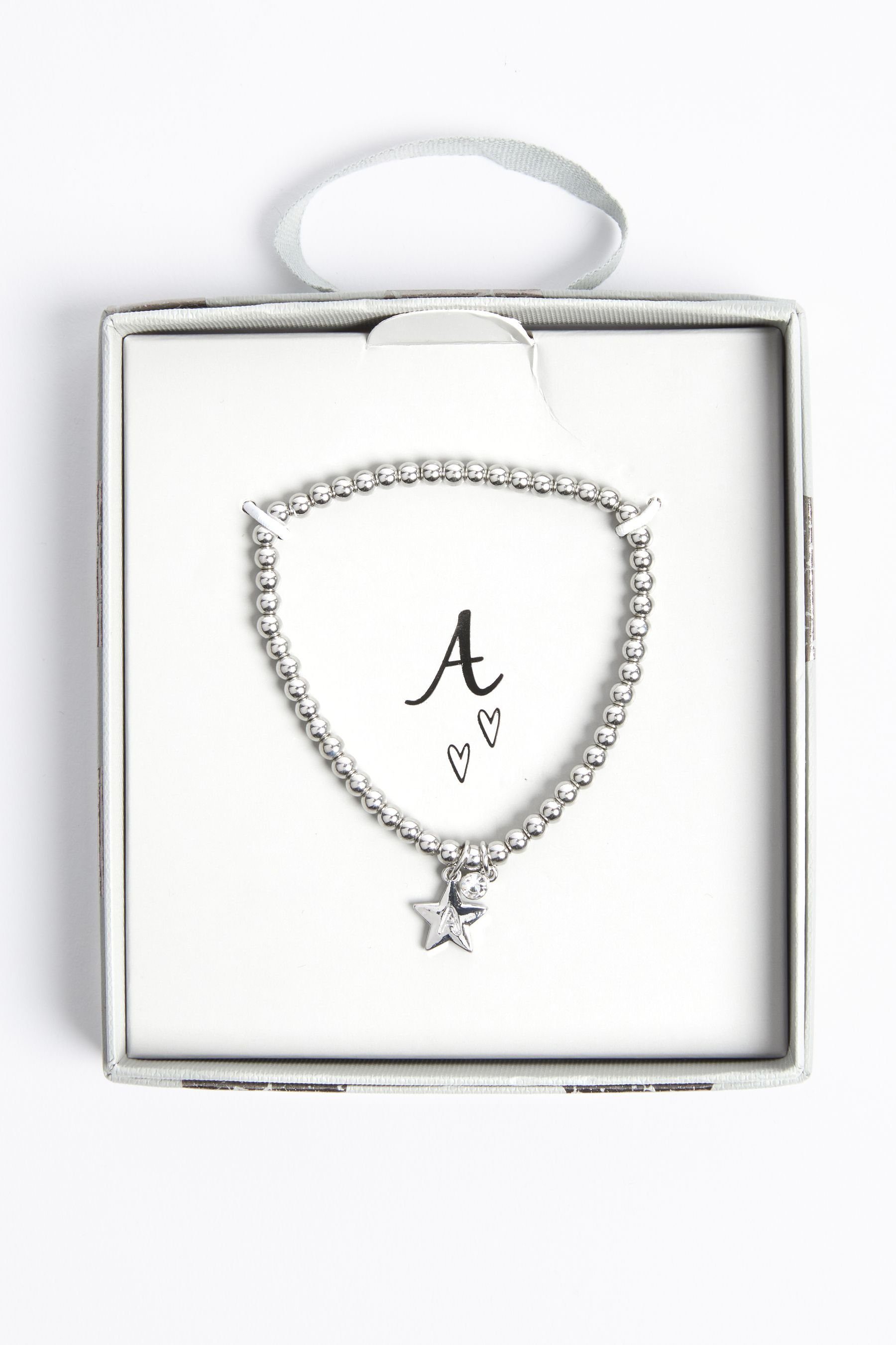 mit und E (1-tlg) Tone Silver Initialien- Set Next Sternanhängern Perlen-Armband Armband