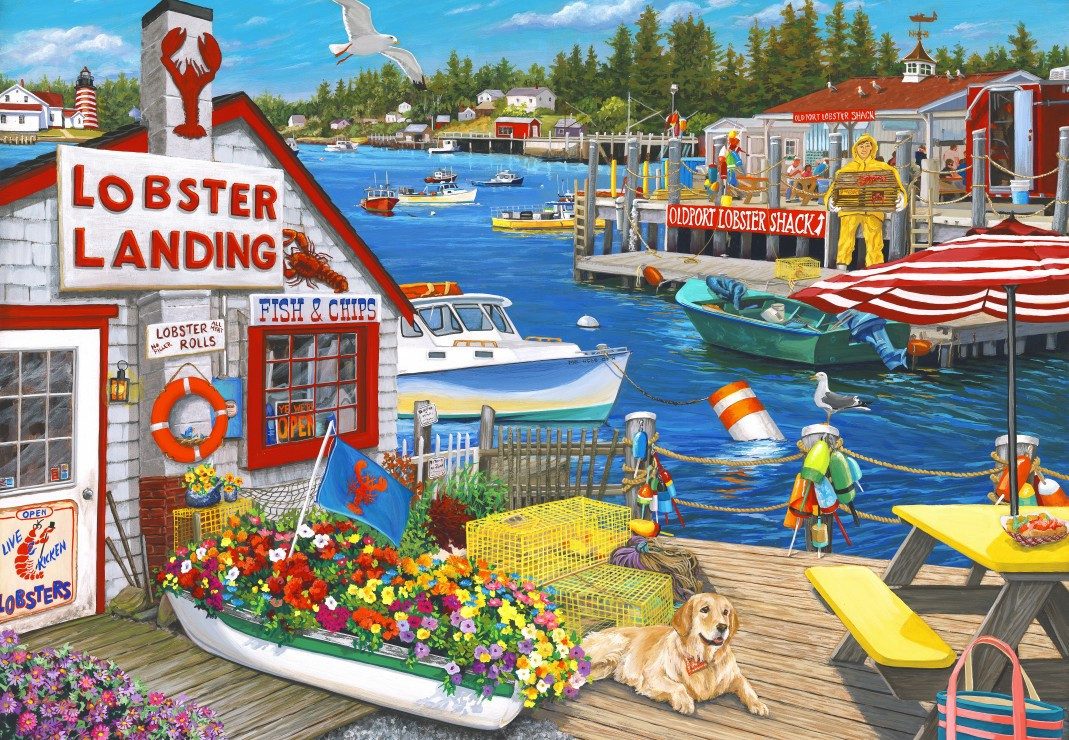 Bluebird Puzzle Puzzle Lobster Landing, 1000 günstig online kaufen