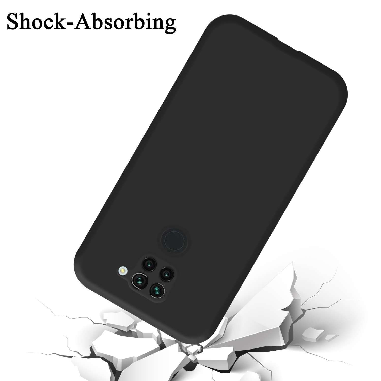 Cadorabo Handyhülle für Xiaomi RedMi NOTE 9 Hülle Xiaomi RedMi NOTE 9, Flexible Hülle TPU Silikon Schutzhülle Back Cover Case