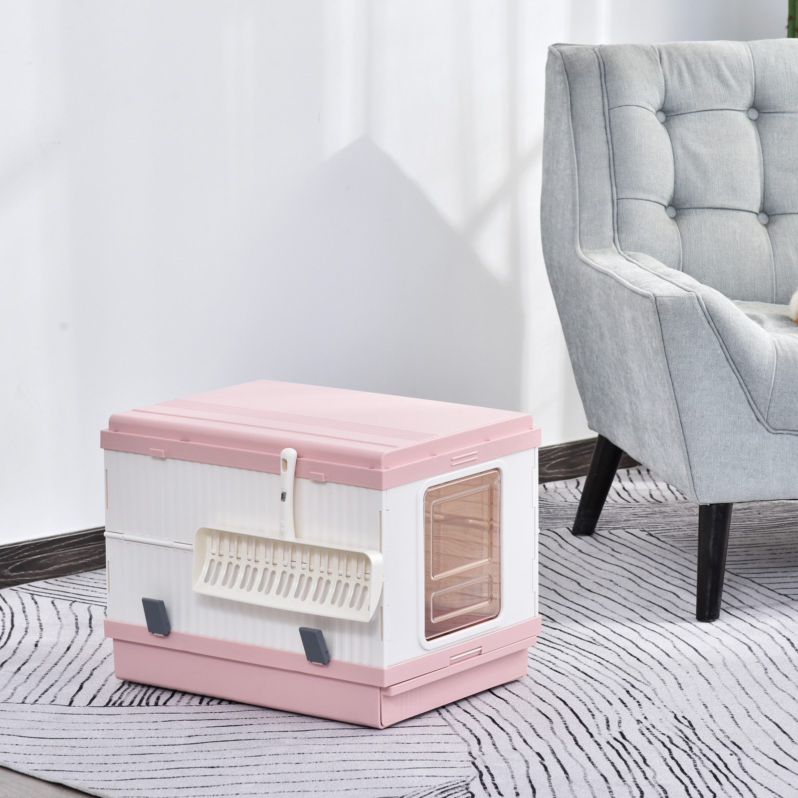 PawHut Katzentoilette Katzentoilette