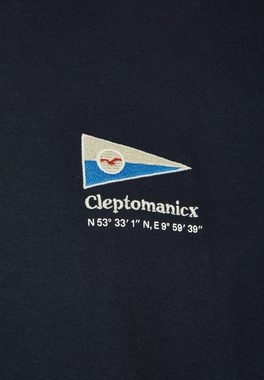 Cleptomanicx T-Shirt Home Flag mit kleiner Markenstickerei