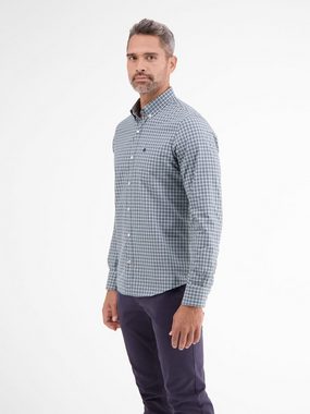 LERROS Langarmhemd LERROS Button-Down-Hemd mit Minimal-Check
