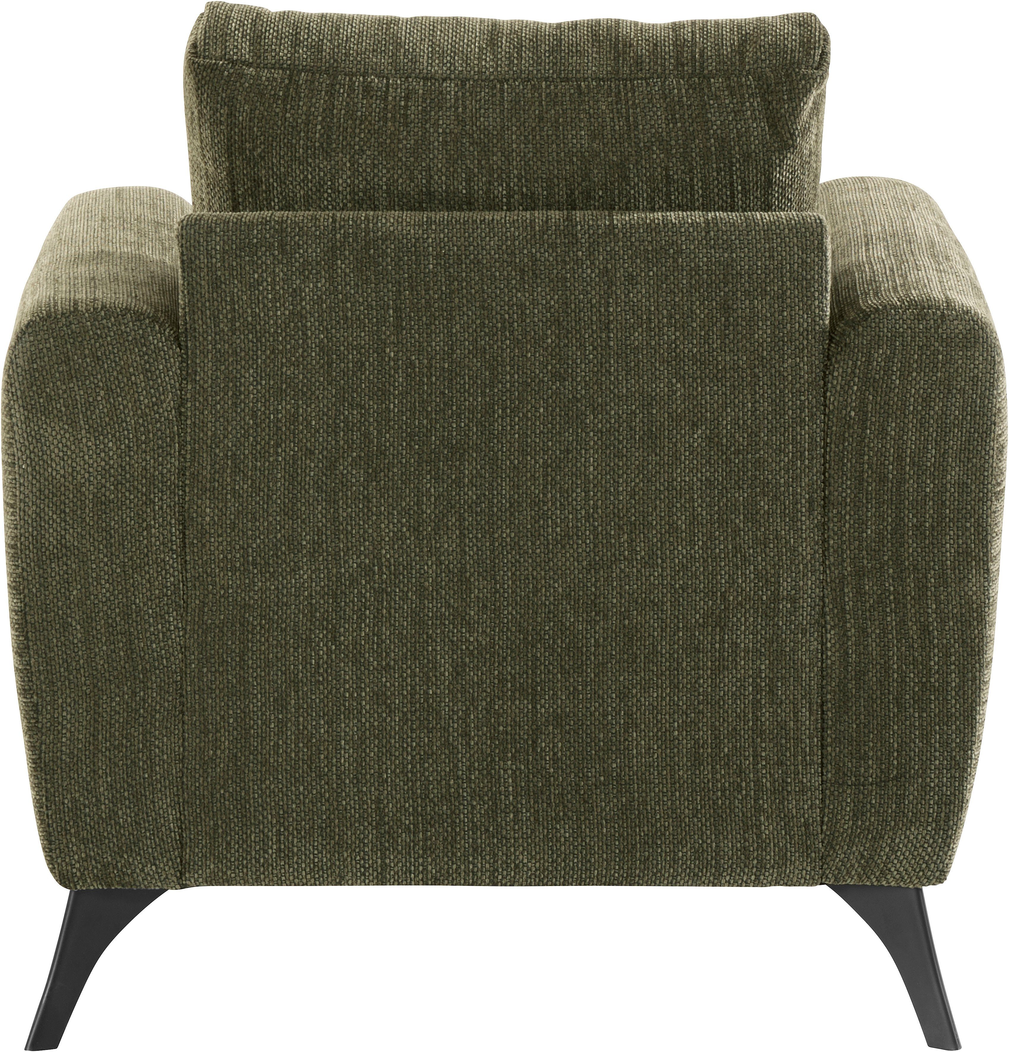 INOSIGN Sessel Kissen Steppung Aqua im mit clean-Bezug, Lörby, auch lose Sitzbereich, feine