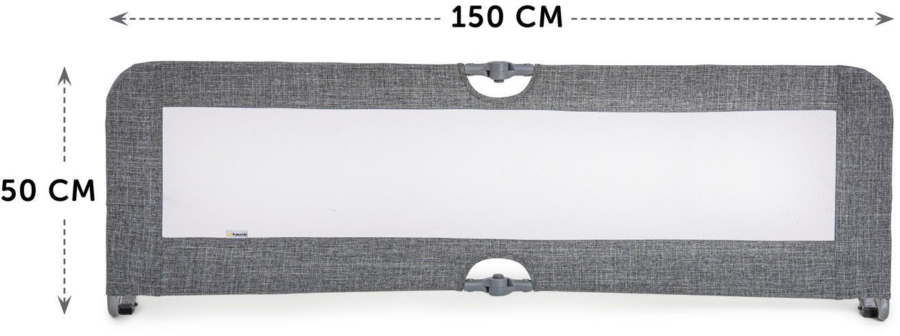 Hauck Bettschutzgitter Sleep N Safe Plus XL - melange grey