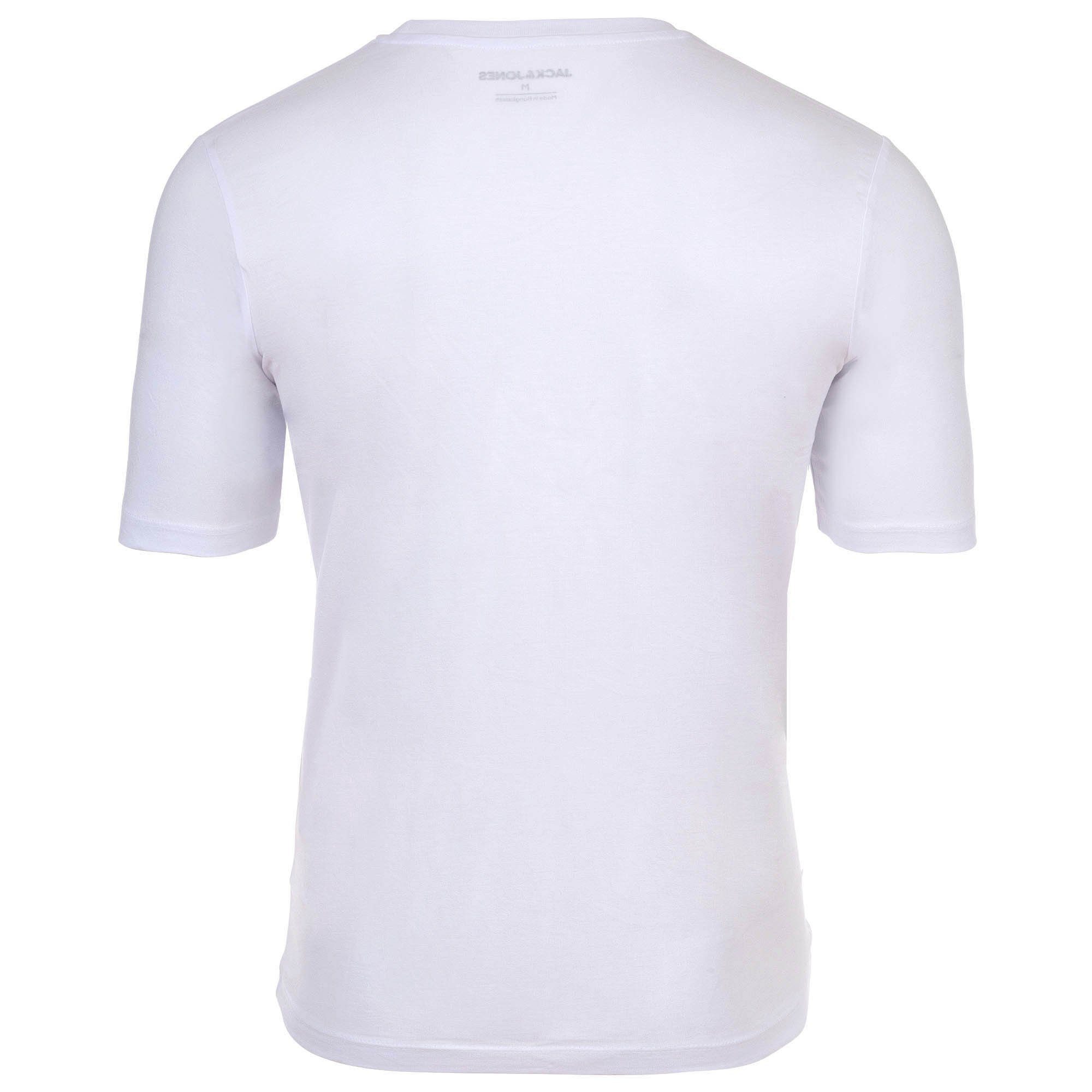 Jack & Jones T-Shirt Herren T-Shirt 5er Pack Baumwolle (Packung, 5er Pack)