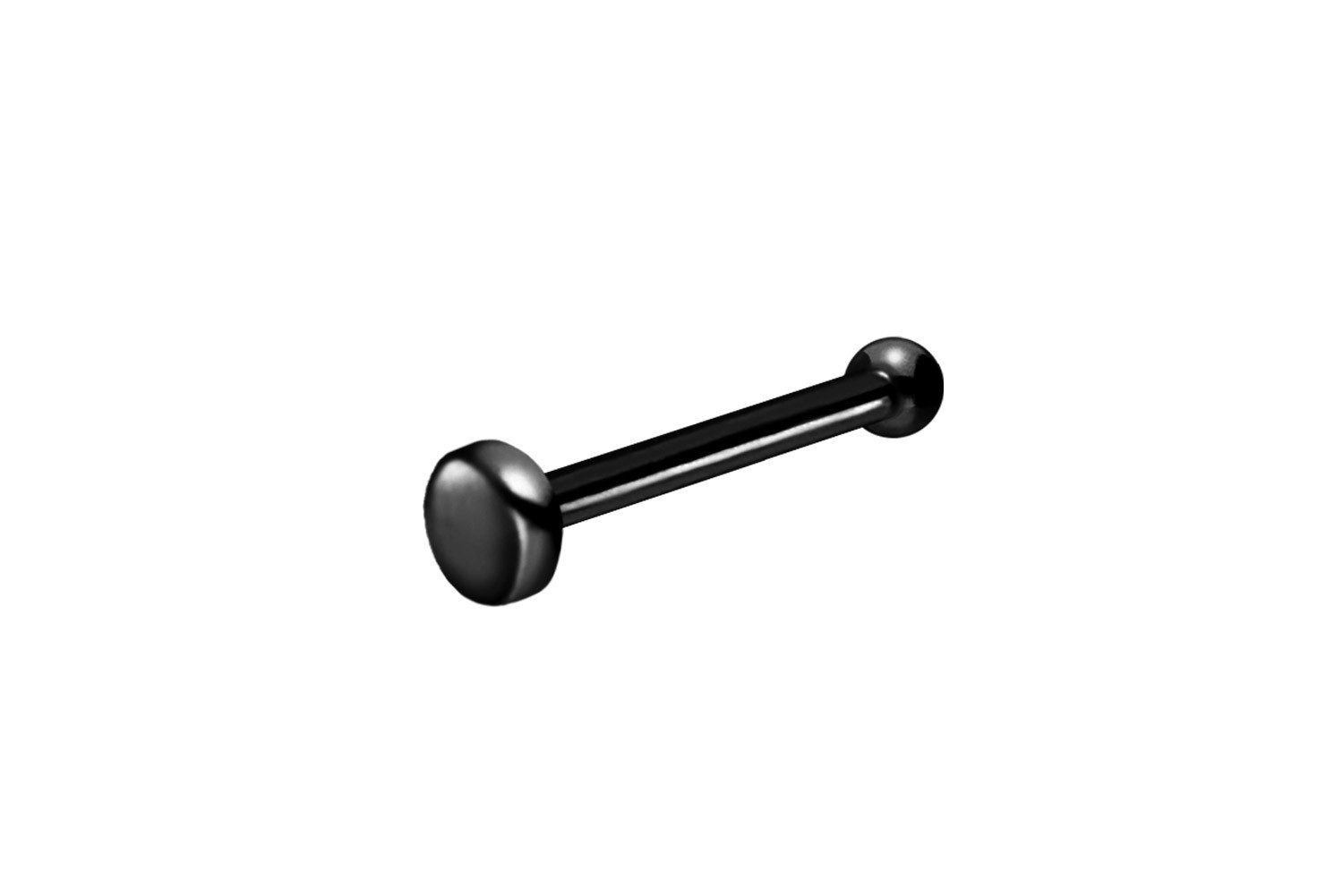 PIERCINGLINE Nasenpiercing Chirurgenstahl Nasenstecker Pin PLATTE (Nasenstecker, 1-tlg)