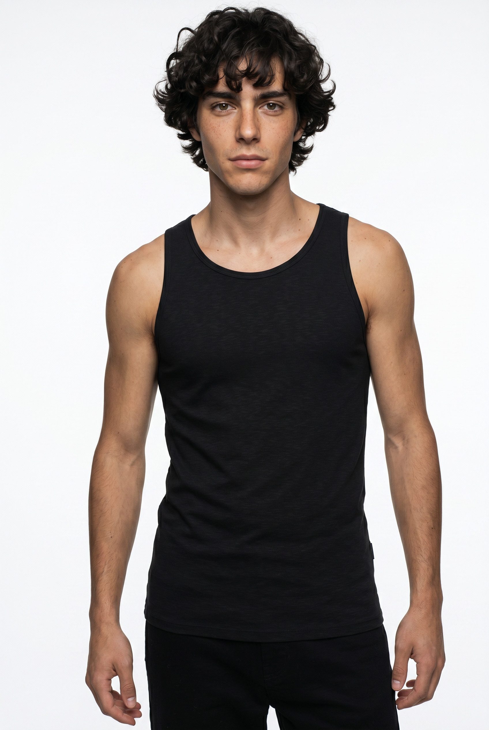 Jack & Jones T-Shirt JORSANREMO TANK TOP ohne Ärmel