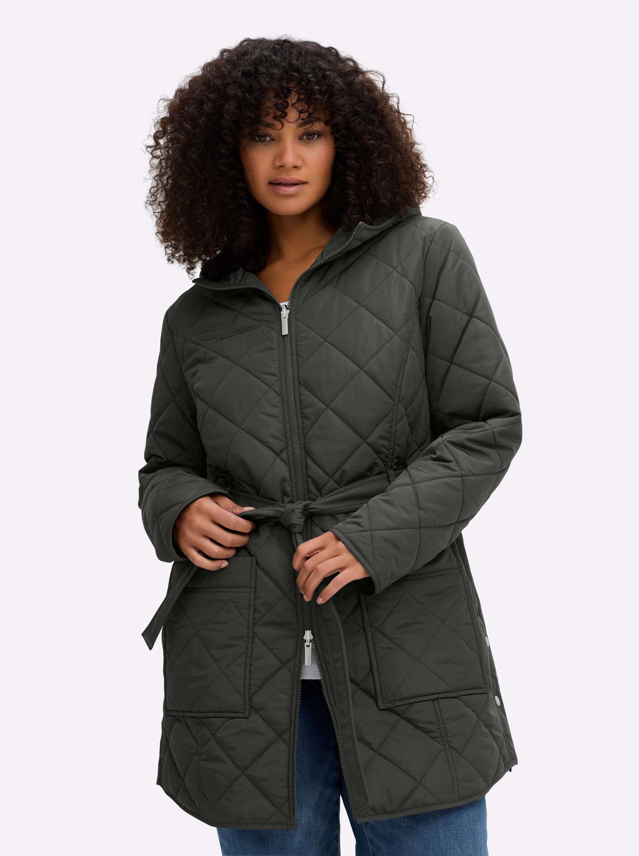 Sheego Allwetterjacke Parka Langarm