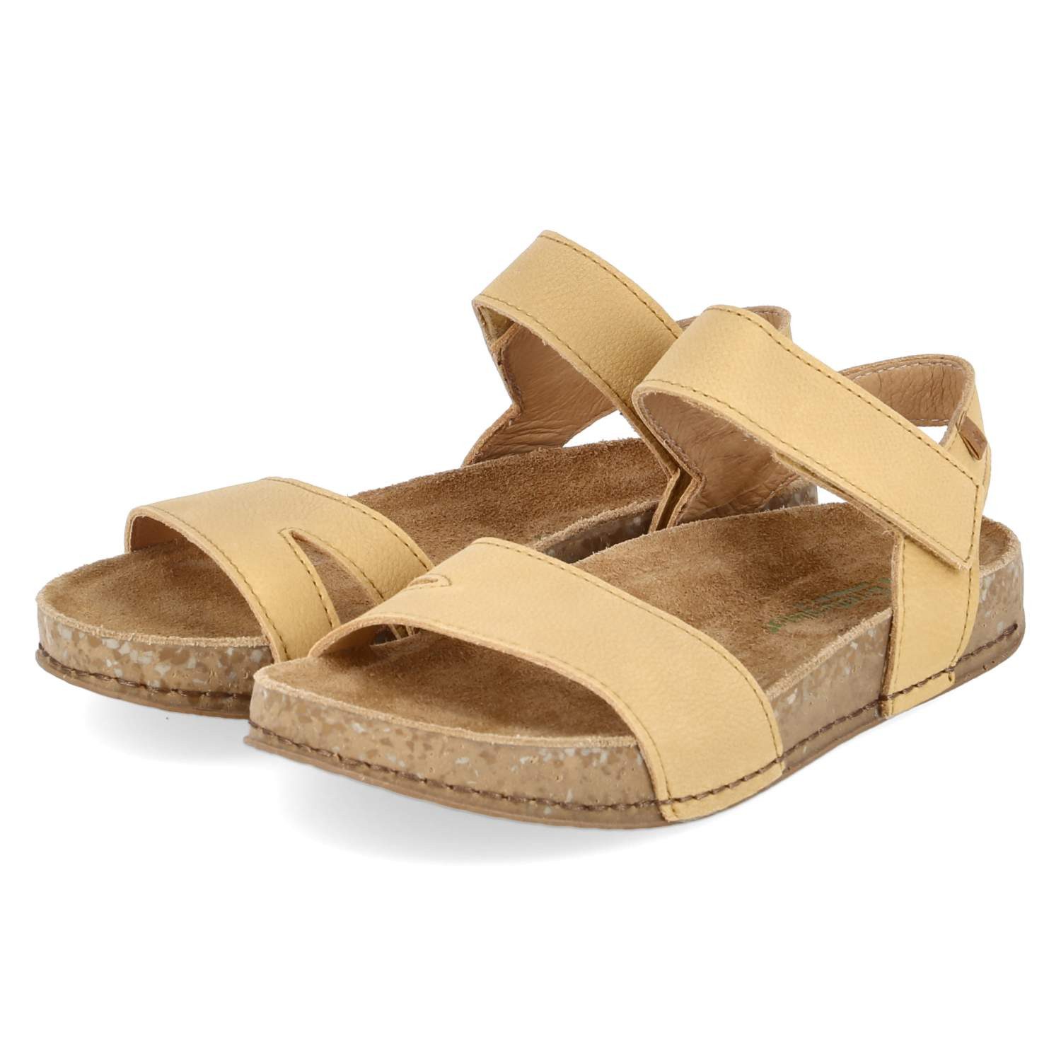 El Naturalista El Naturalista N5790 Honey Damen Rauleder braun Keilsandalette
