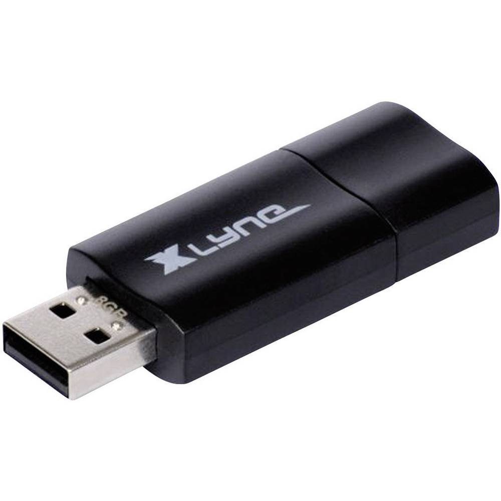 XLYNE USB-Stick 4 GB USB 2.0 7104000 USB-Stick (versenkbarer USB-Anschluss)