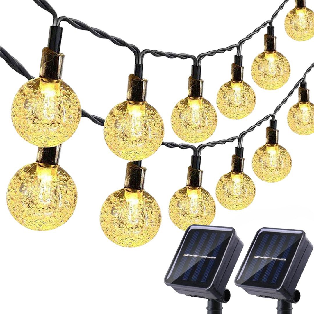 Daskoo LED-Lichterkette 15m 80LED Solar Globe günstig online kaufen