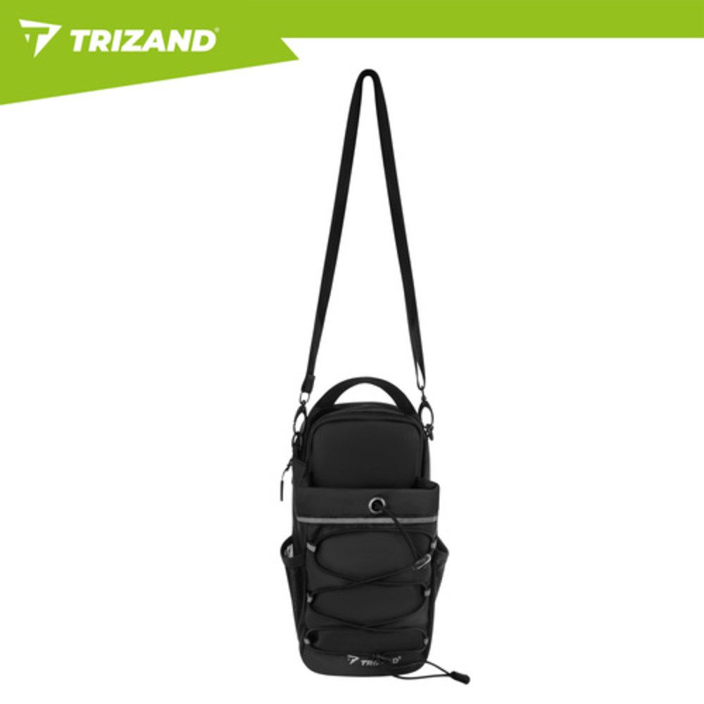 Trizand Sporttasche 4,5L magnetische Sporttasche Trinkflasche (Spar-Set, 1-tlg., Organizer), Belastbar bis 2 kg und dank verstellbarem Schultergurt