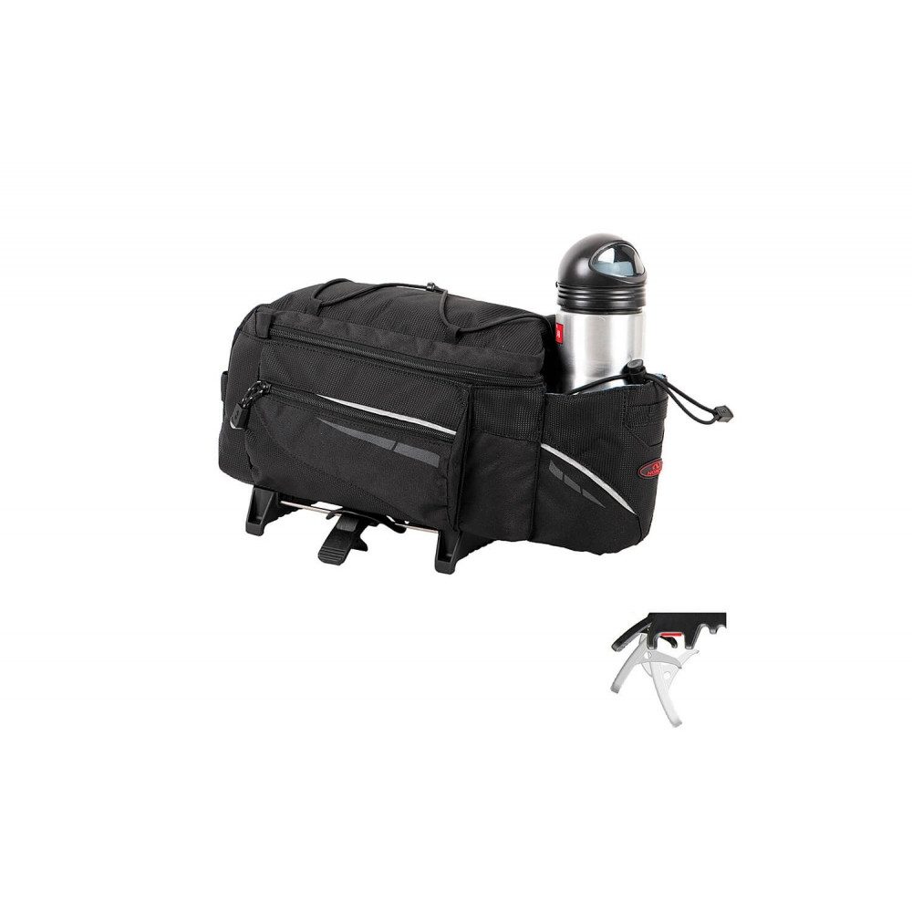 Fahrradtasche Ohio Topklip Gepäckträgertasche 7,5L, robust, inkl. Regenhülle.