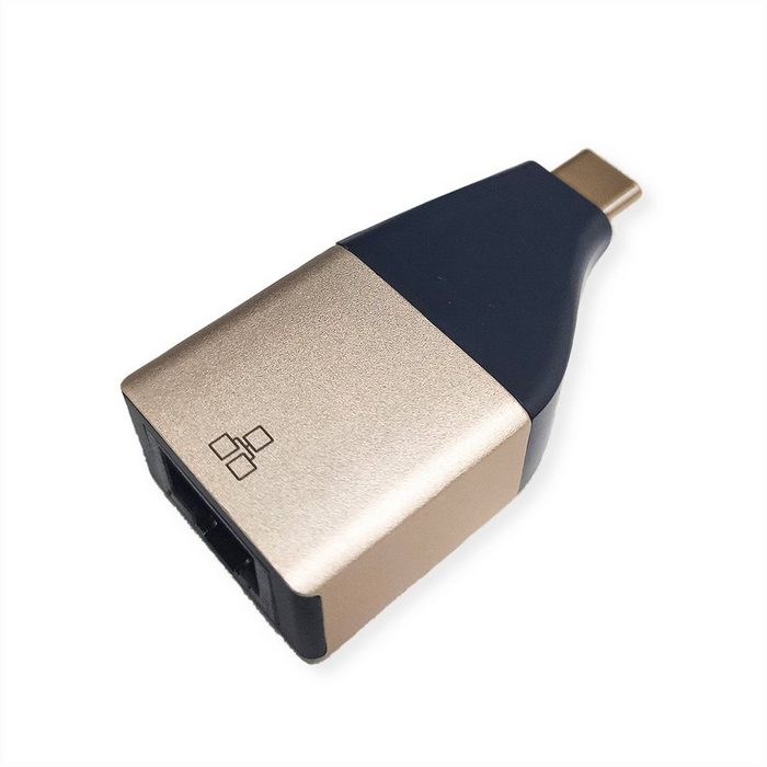 ROLINE GOLD USB 3.2 Gen 2 zu Gigabit Ethernet Konverter Computer-Adapter