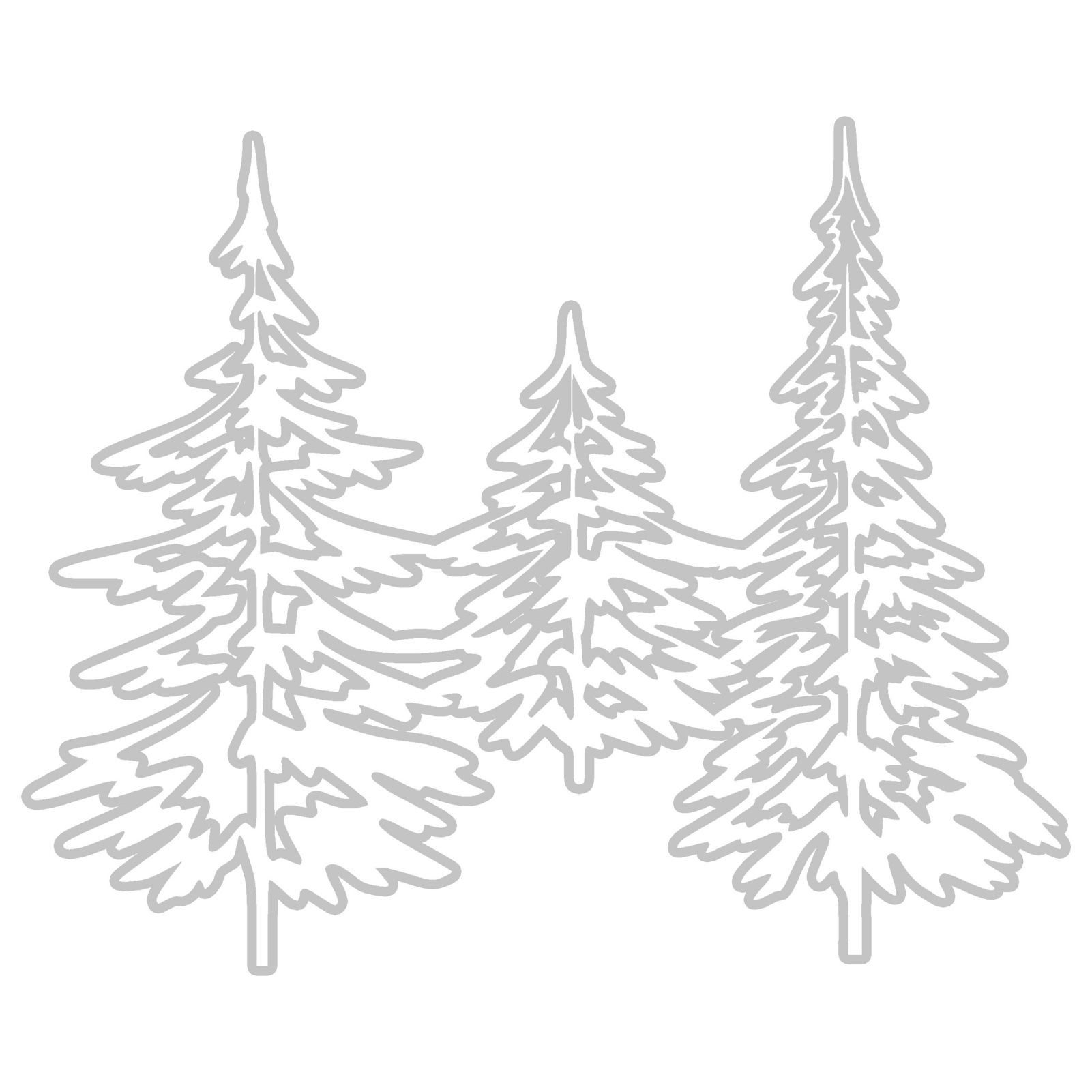 Wanddekoobjekt Metall Weihnachtsbaum Wanddekorationen, Wald Wanddekorationen, Bäume