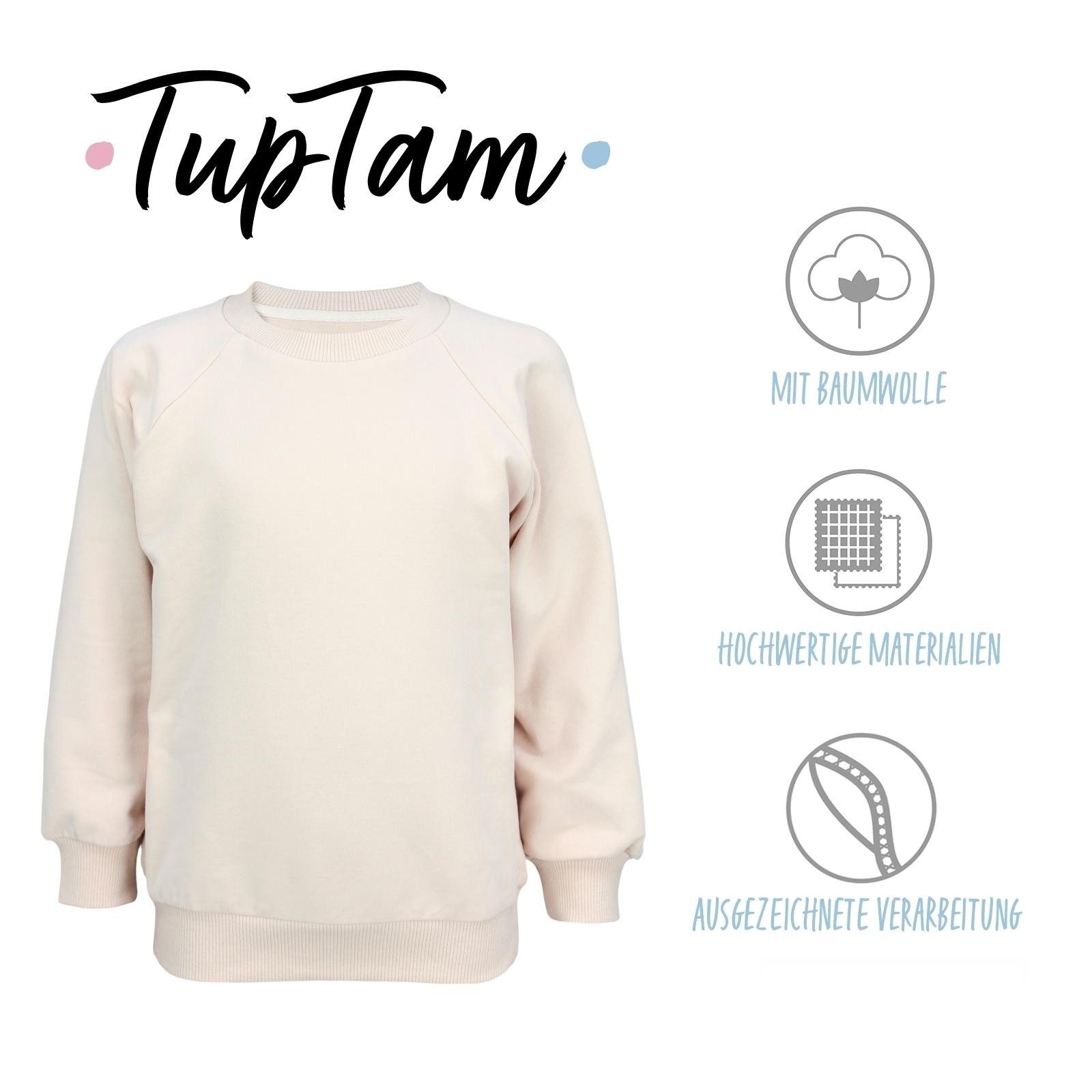 TupTam Sweatshirt TupTam Mädchen Jungen Unisex Sweatshirt Bio- Baumwolle