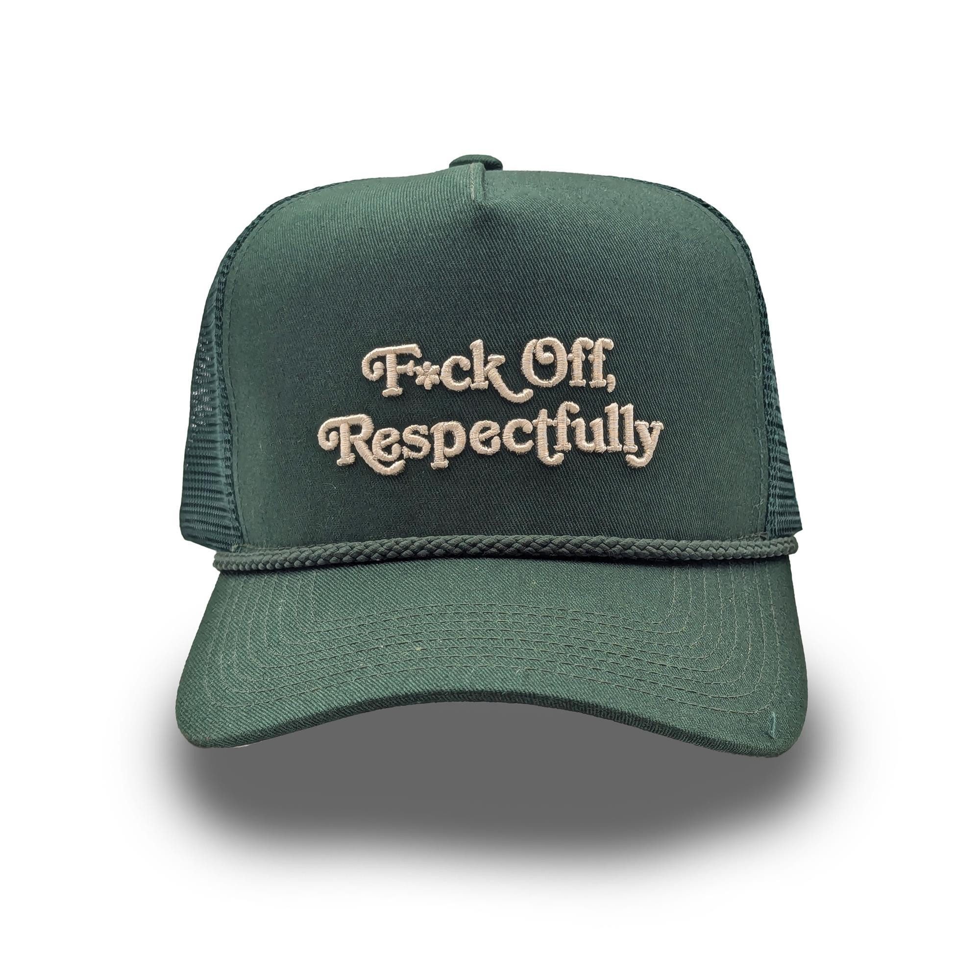 Trucker Cap Field Grade Respectfully Trucker Cap Twill Mesh