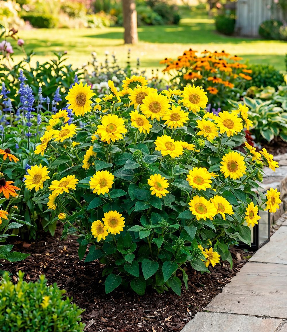 BALDUR Garten Staude Winterharte Sonnenblume 'SunCatcher®' im XL-Topf, 1 St., Bienenfutterpflanze, winterhart, mehrjährig, bienenfreundlich
