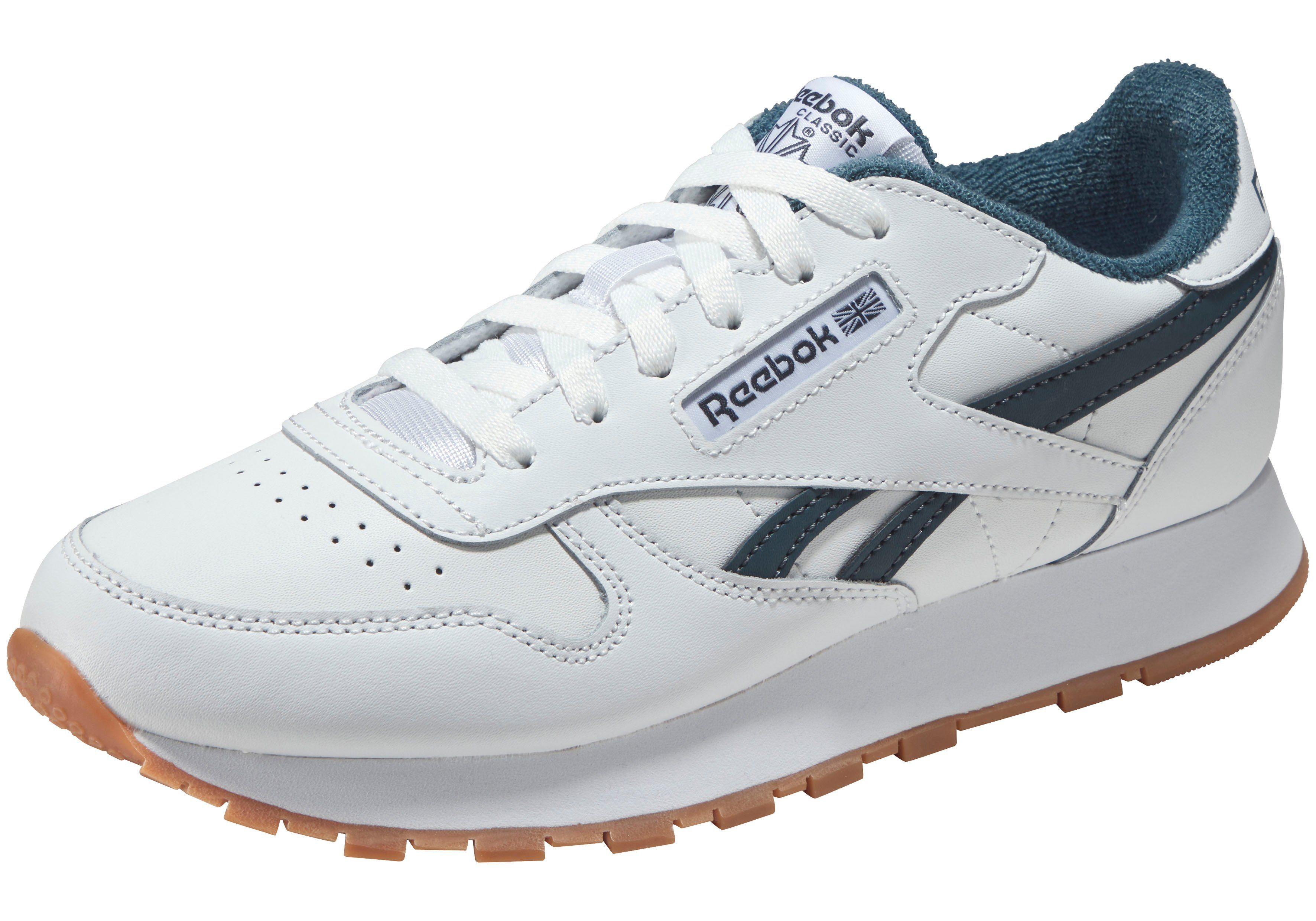 Reebok Sneaker weiß-blau CLASSIC Classic LEATHER