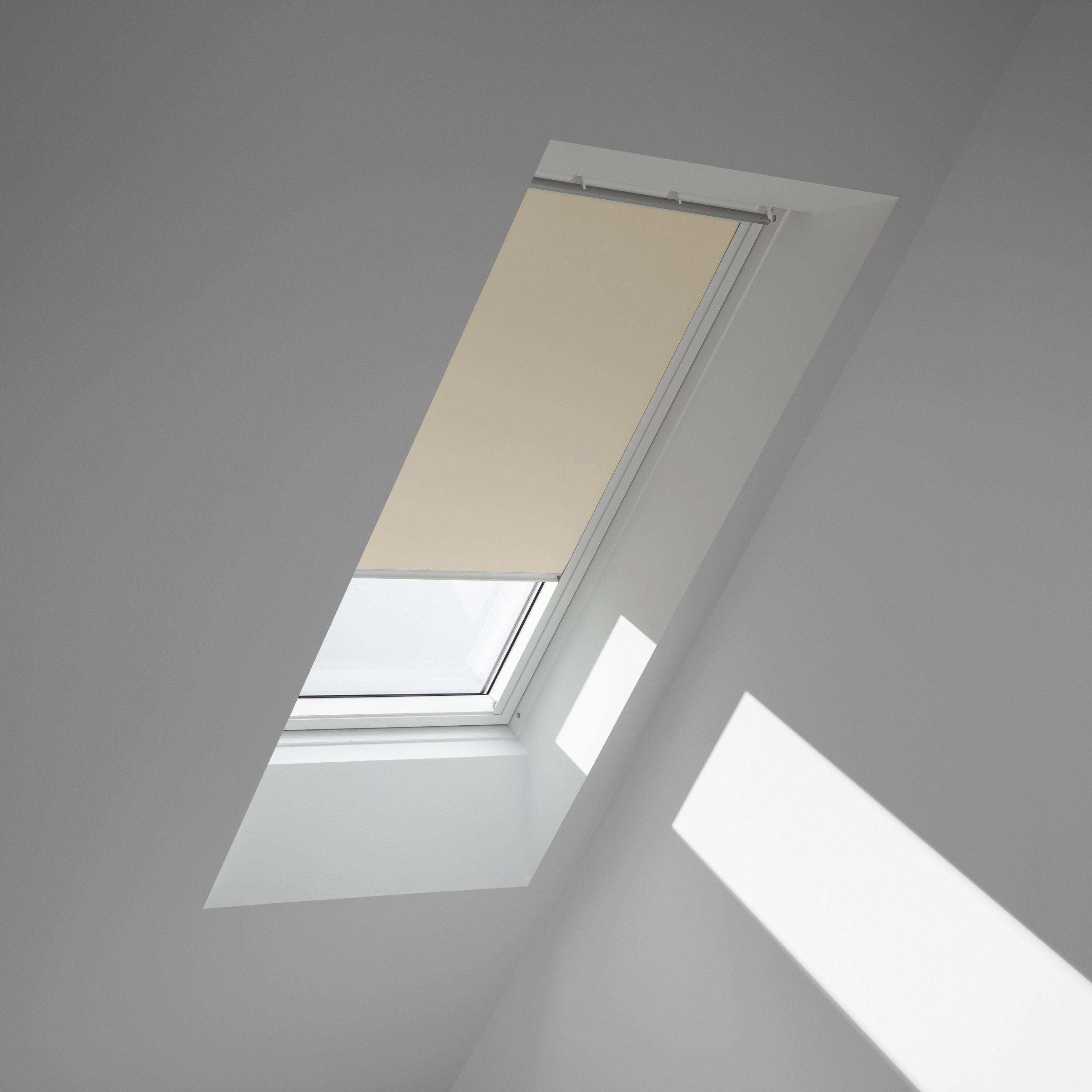 beige DKL Verdunklungsrollo in Click!«, »Pick F08 1085SWL, verdunkelnd, VELUX, & Führungsschienen, VELUX