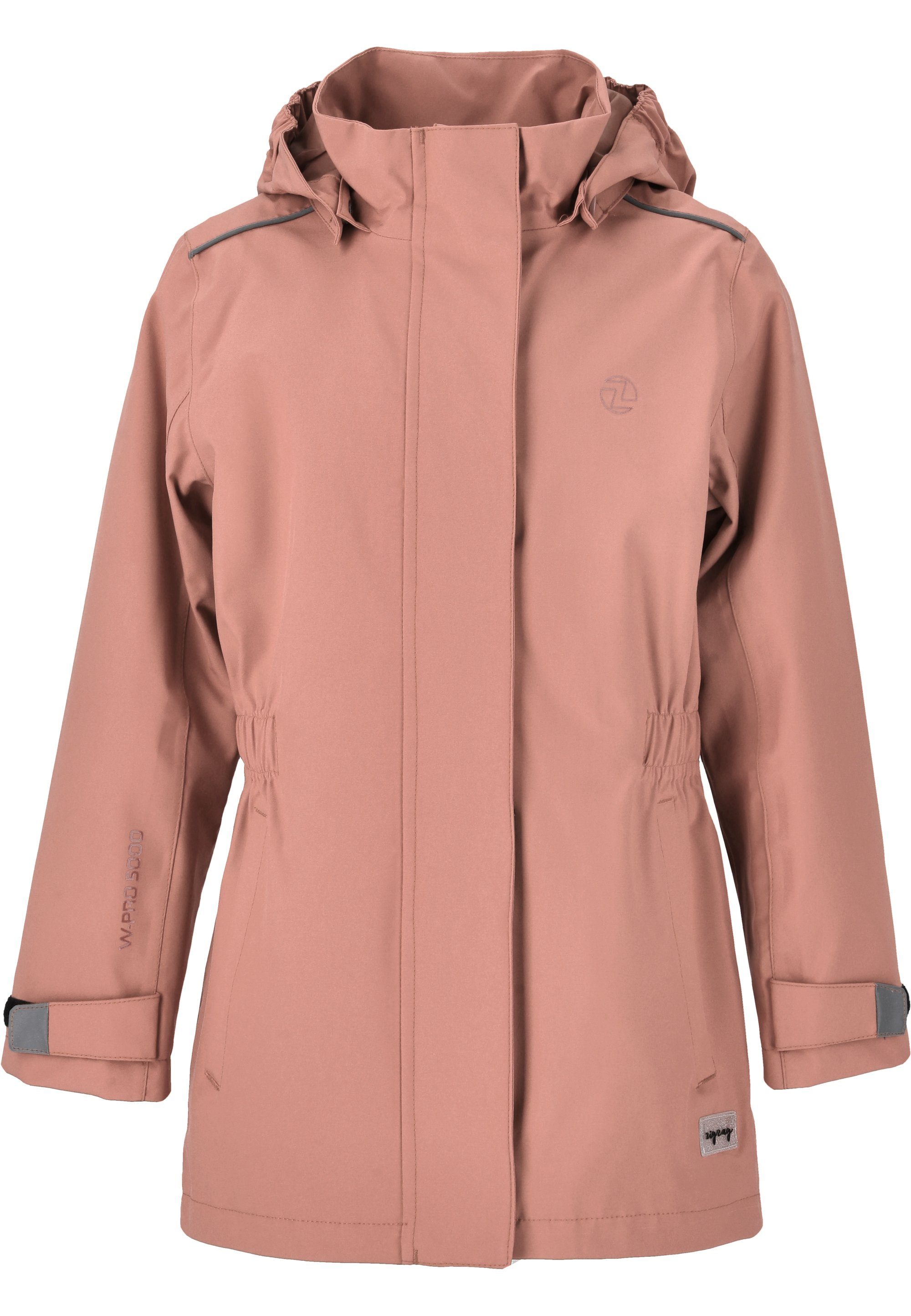 ZIGZAG Outdoorjacke Rubina mit 5.000 mm Wassersäule rosa