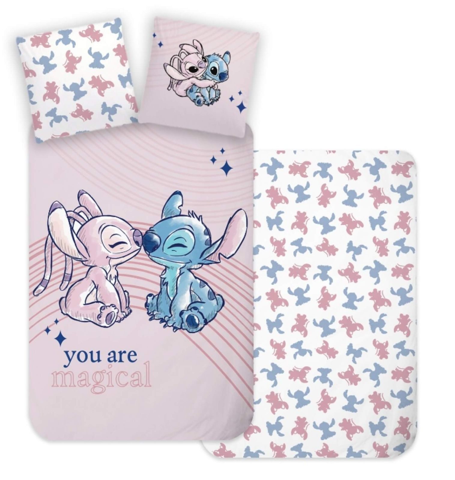 BrandMac Bettwäsche Disney Stitch & Angel - Wende-Bettwäsche-Set, 135x200 & günstig online kaufen