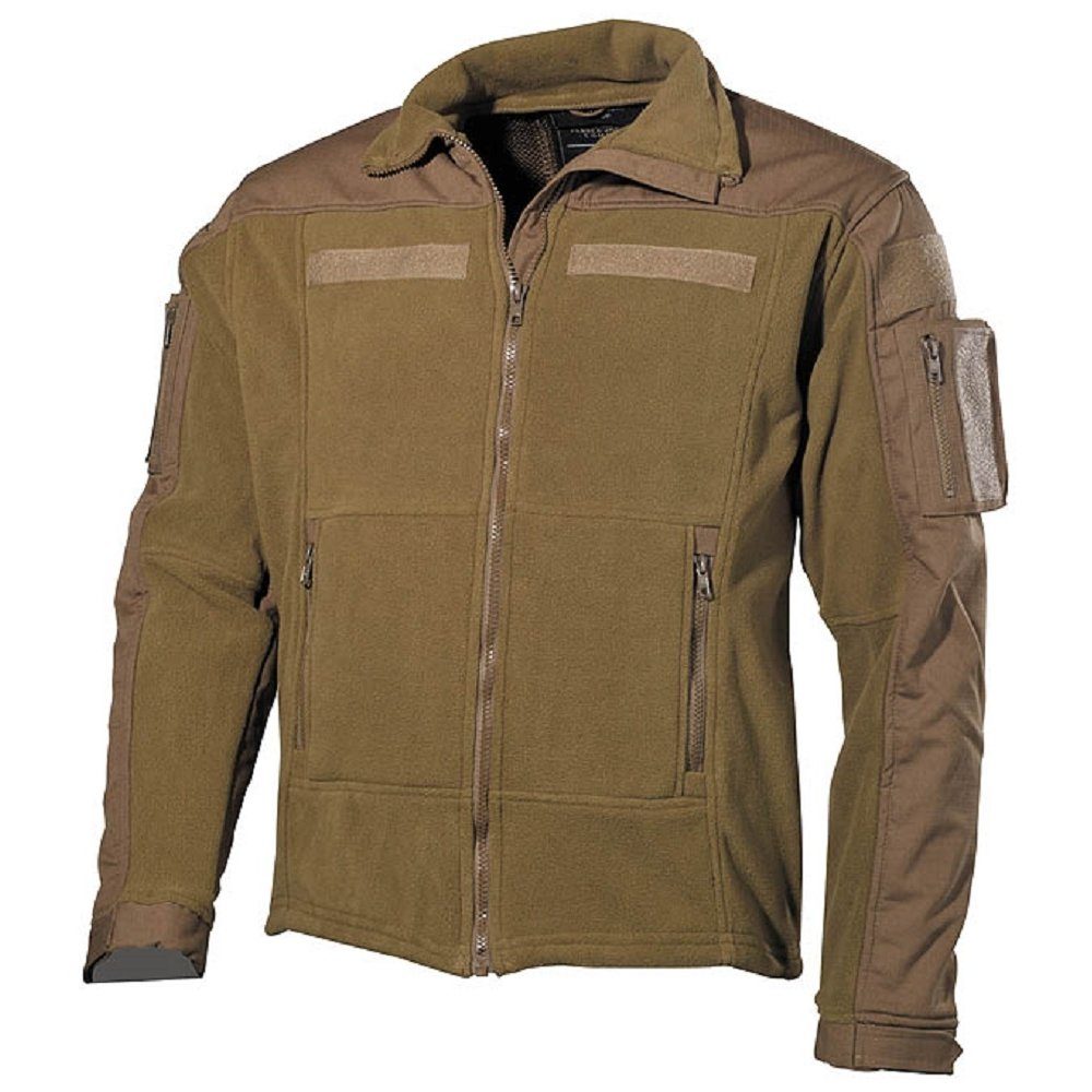 MFHHighDefence Fleecejacke Fleece-Jacke, Combat, coyote tan günstig online kaufen