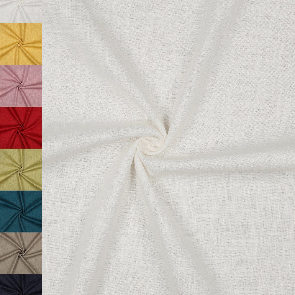 MAGAM-Stoffe Stoff "Julia", Leinenstoff aus 100% Leinen ÖKO-TEX Meterware ab 50cm