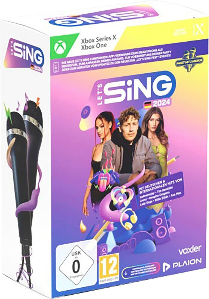 Let's Sing 2024 German Version [+ 2 Mics] Xbox Series X
