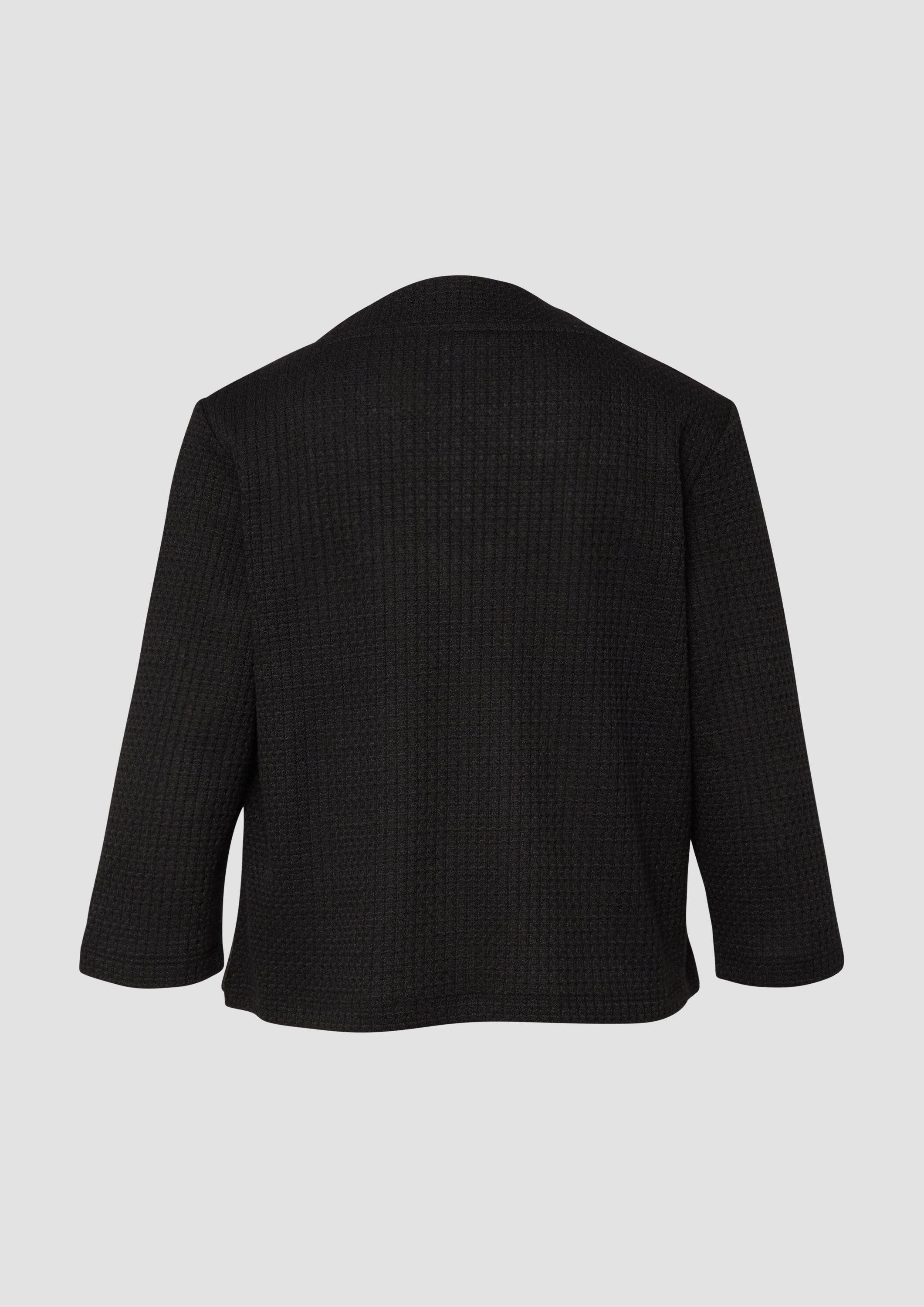 s.Oliver Cardigan Indoor-Jacke Leichte Jacke aus Strukturjersey günstig online kaufen