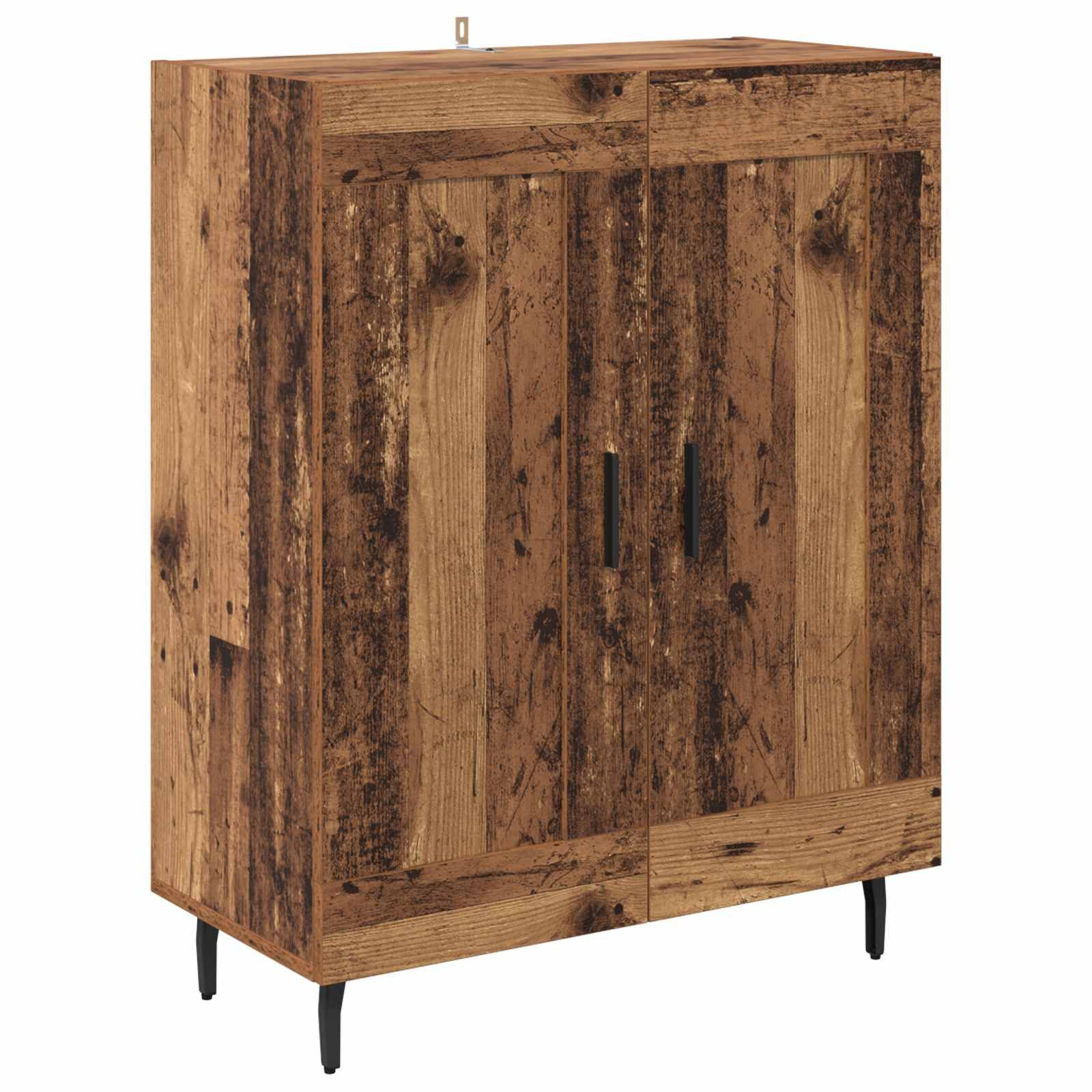 vidaXL Sideboard Sideboard Altholz 69,5 x 34 x 90 cm Verbundholz und Eisen (1 St)