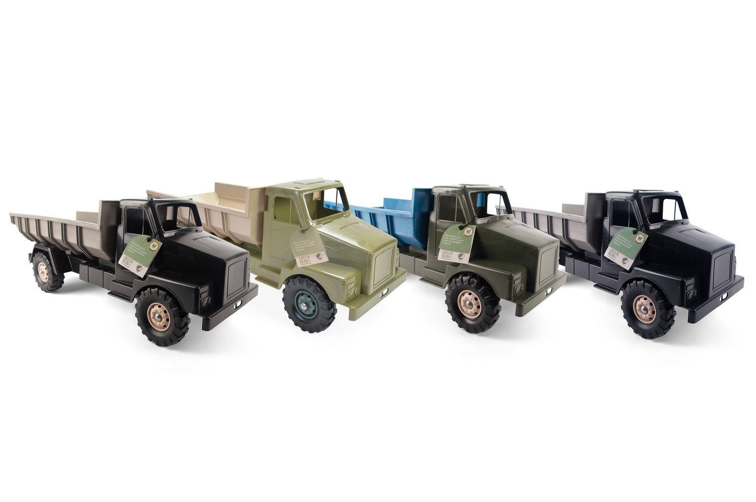 dantoy Spielzeug-LKW XXL Kipplaster Spielzeugauto Kipper Lastkraftwagen Laster, hergestellt aus recyceltem Kunststoff