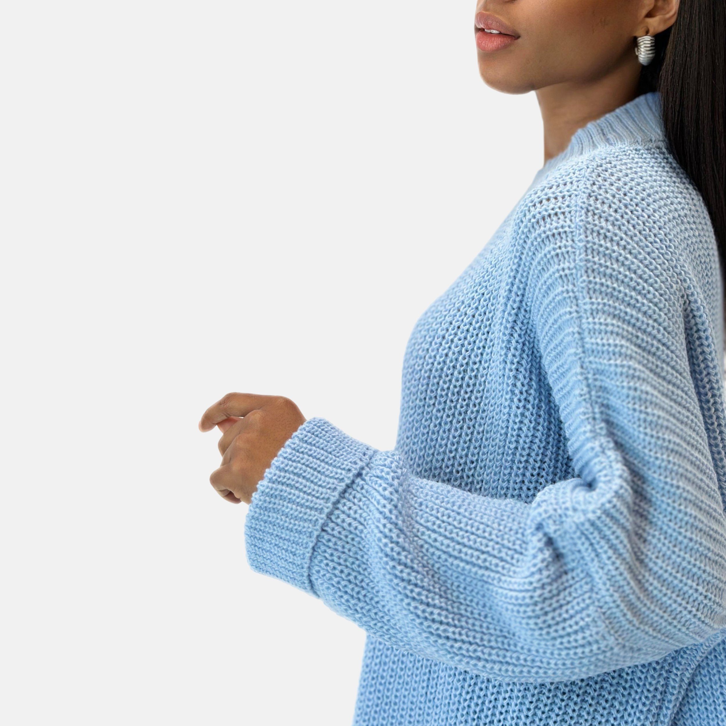 Elara Strickpullover Elara Damen Strickpullover Runderkragen günstig online kaufen