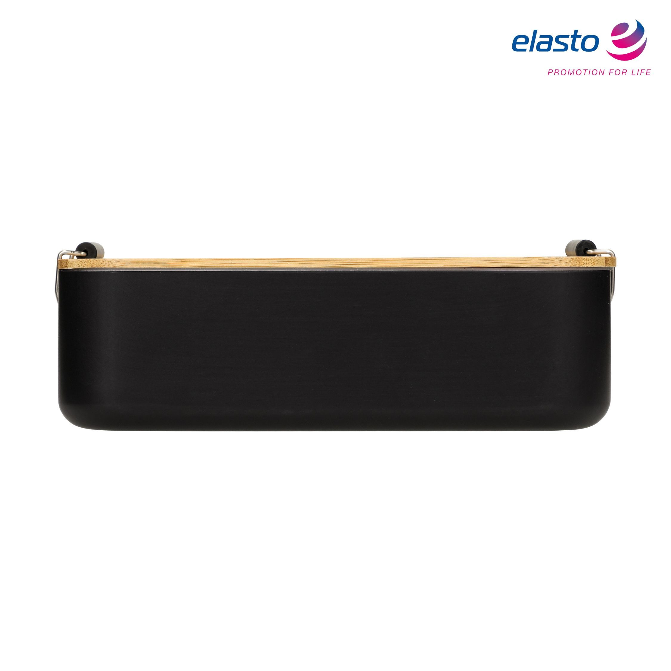elasto Lunchbox Schneidebrett aus Aluminium & Bambus für unterwegs – Bild 5 von 5
