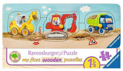 Ravensburger Puzzle Ravensburger 30668 Holzpuzzle 5 Teiile Baustelle, 5 Puzzleteile