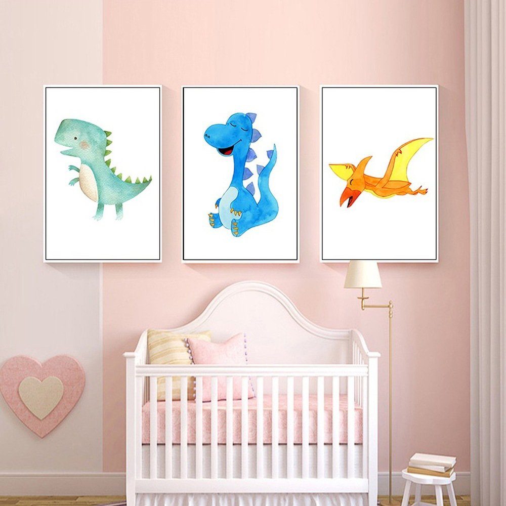 Pippolipo Bild Poster Kinderzimmer Deko Babyzimmer Wohnzimmer, (6er Set), A günstig online kaufen
