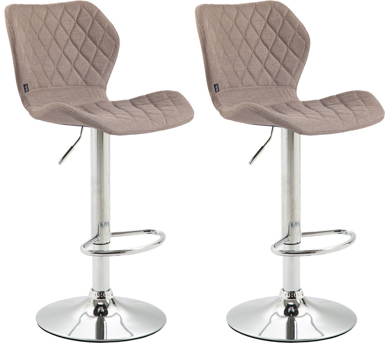 CLP Barhocker Cork Stoff (2er Set, günstig online kaufen