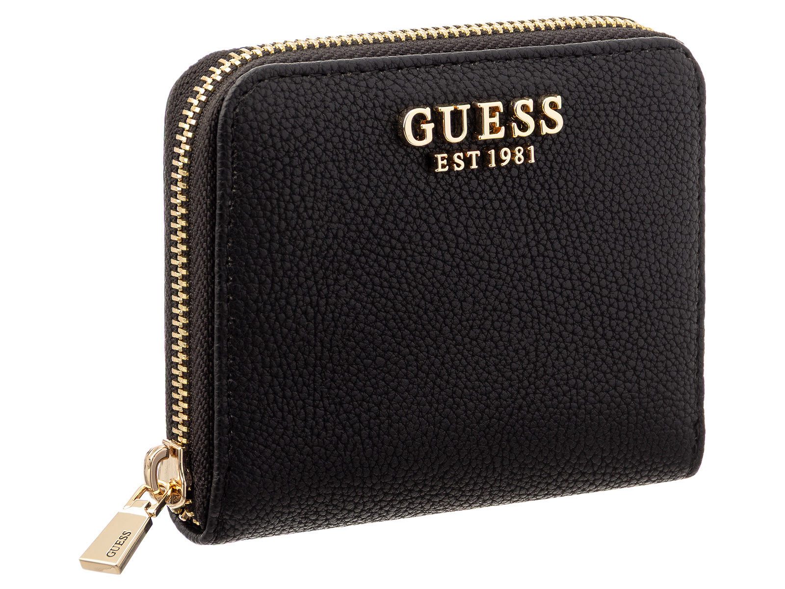 Guess Geldbörse SWBG7459137 LAUREL II SLG SMALL ZIP AROUND Woman (Stück, 1-tlg., 1), Logoschriftzug