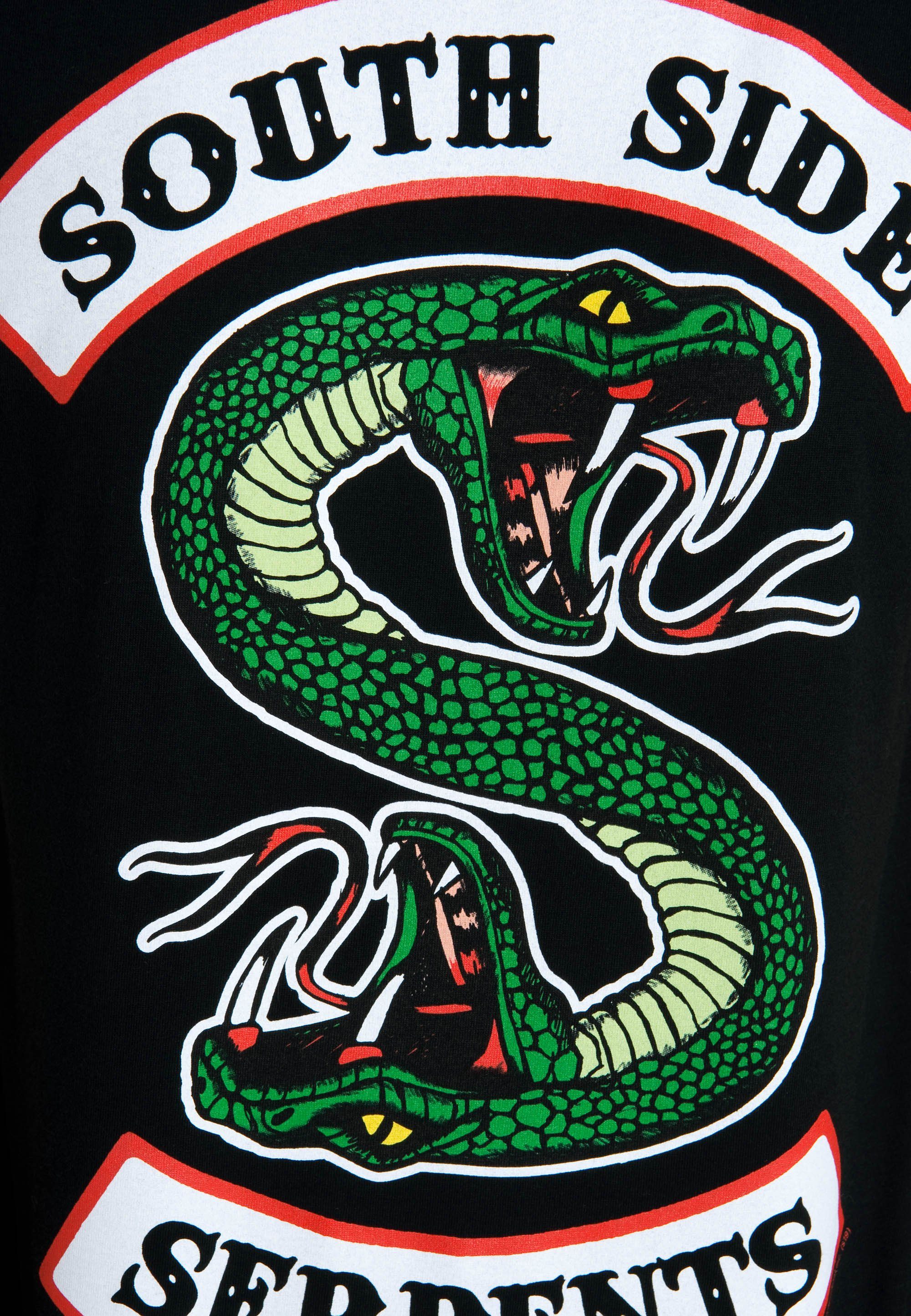 LOGOSHIRT T-Shirt South Side Serpents mit Riverdale-Frontprint