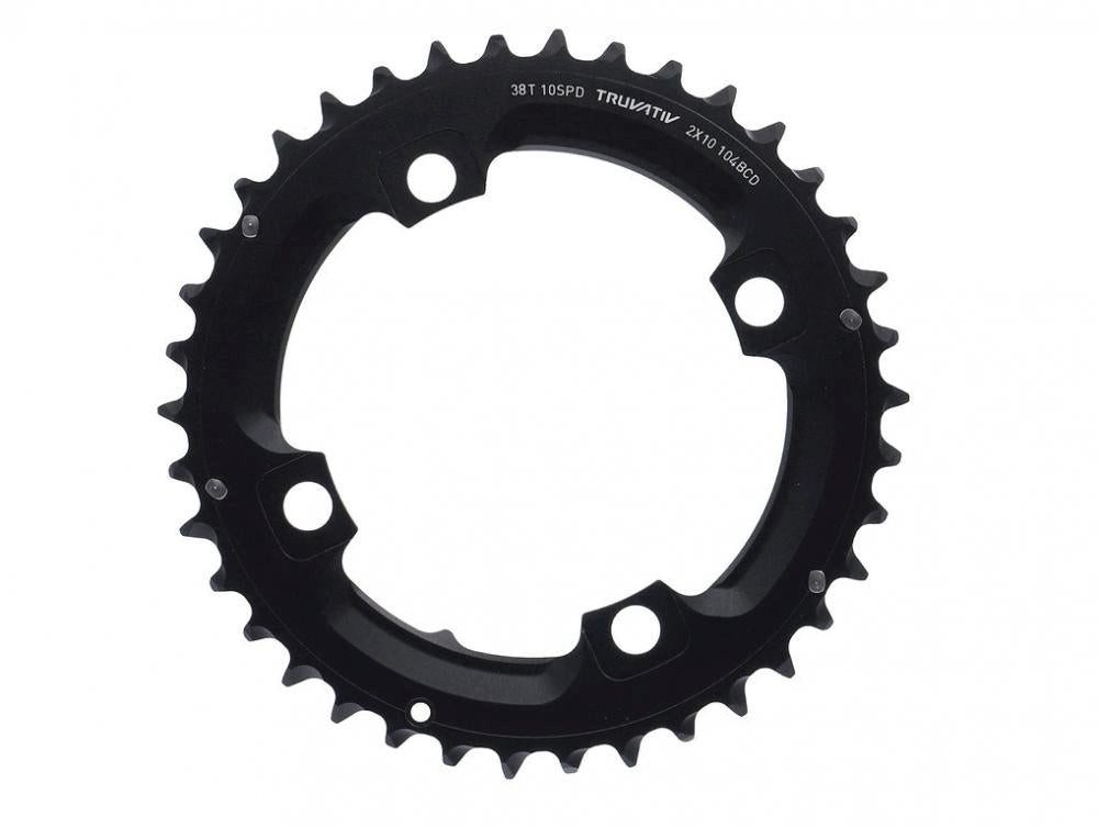 SRAM Kettenschaltung Kettenblatt MTB 38 Z. S1 2x10-fach 104mm LK,aluminium,schwarz,o.Pin