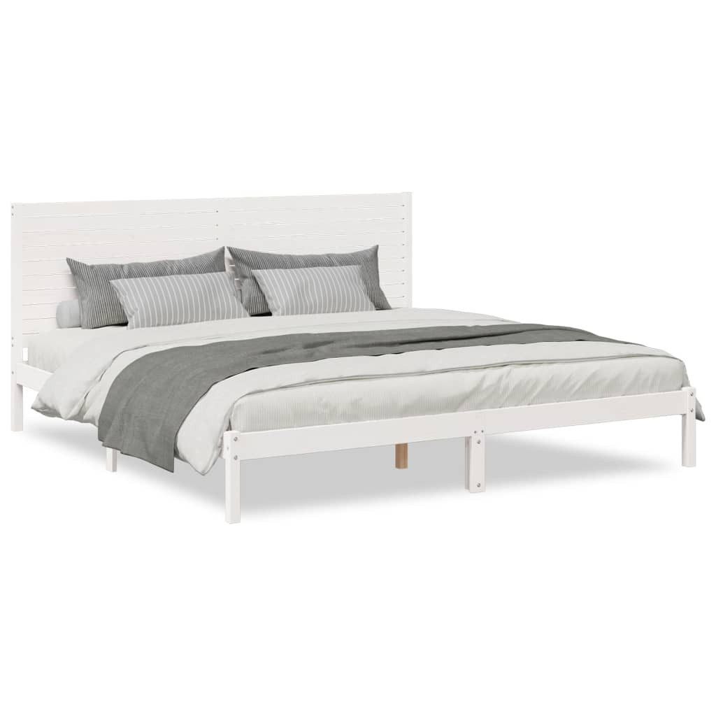 vidaXL Bett Massivholzbett Extra Lang ohne günstig online kaufen