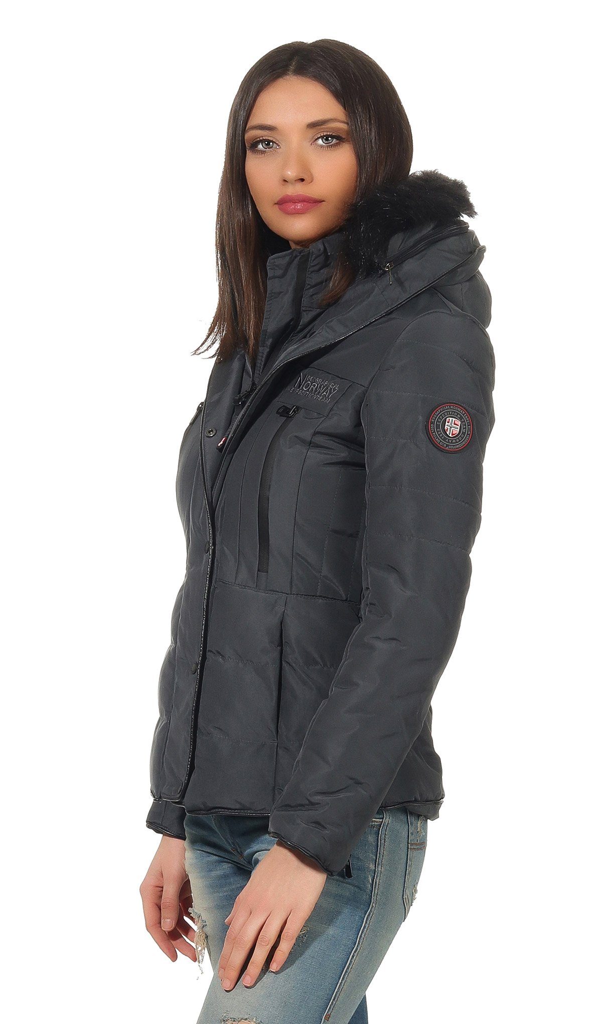 Winterjacke Outdoor Damen Jacke Slim-Fit