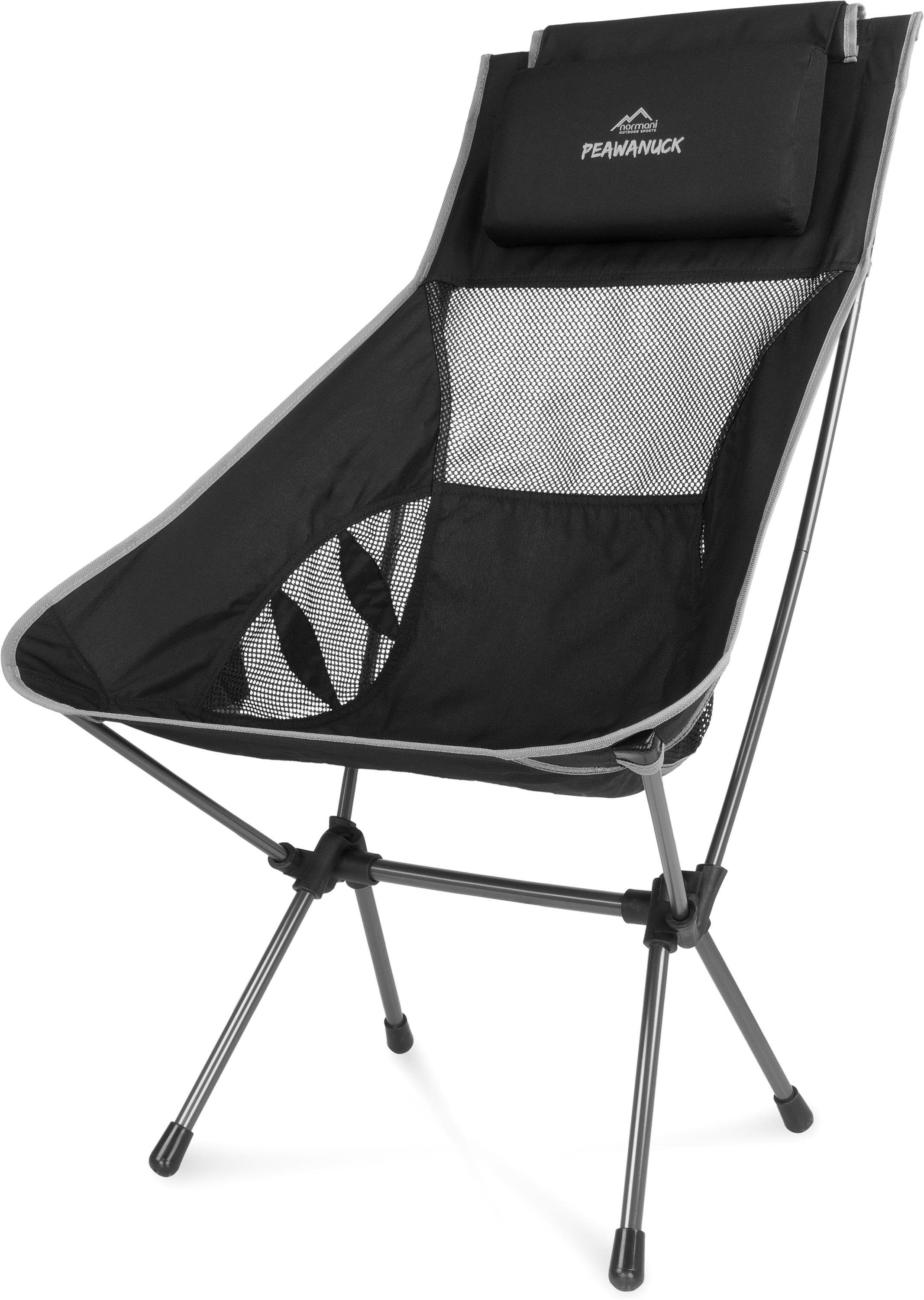 normani Campingstuhl Ultraleichter Campingstuhl Peawanuck, Outdoorstuhl Hochlehner Faltstuhl Strandstuhl Anglerstuhl – Bild 5 von 5