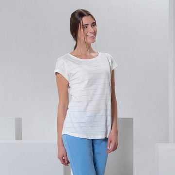 LIVING CRAFTS Sleepshirt IVOIRE Raffiniertes Lochmuster-Design, attraktiv und komfortabel