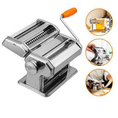 Bettizia Nudelmaschine Edelstahl Pastamaschine Nudelaufsätze Pasta Maker Frische manuelle, Walze für Spaghetti Bandnudeln Lasagne Cannelloni