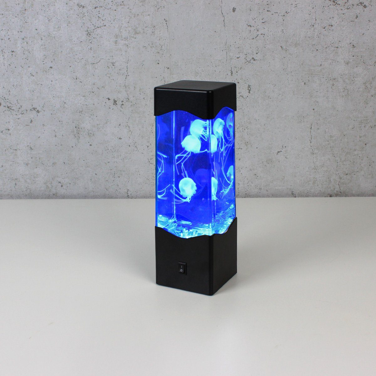 SATISFIRE LED Dekolicht Jellyfish Lampe Aquarium 3 schwebende Quallen Farbwechsel USB RGB, LED Classic, RGB (rot, grün, blau) – Bild 4 von 5