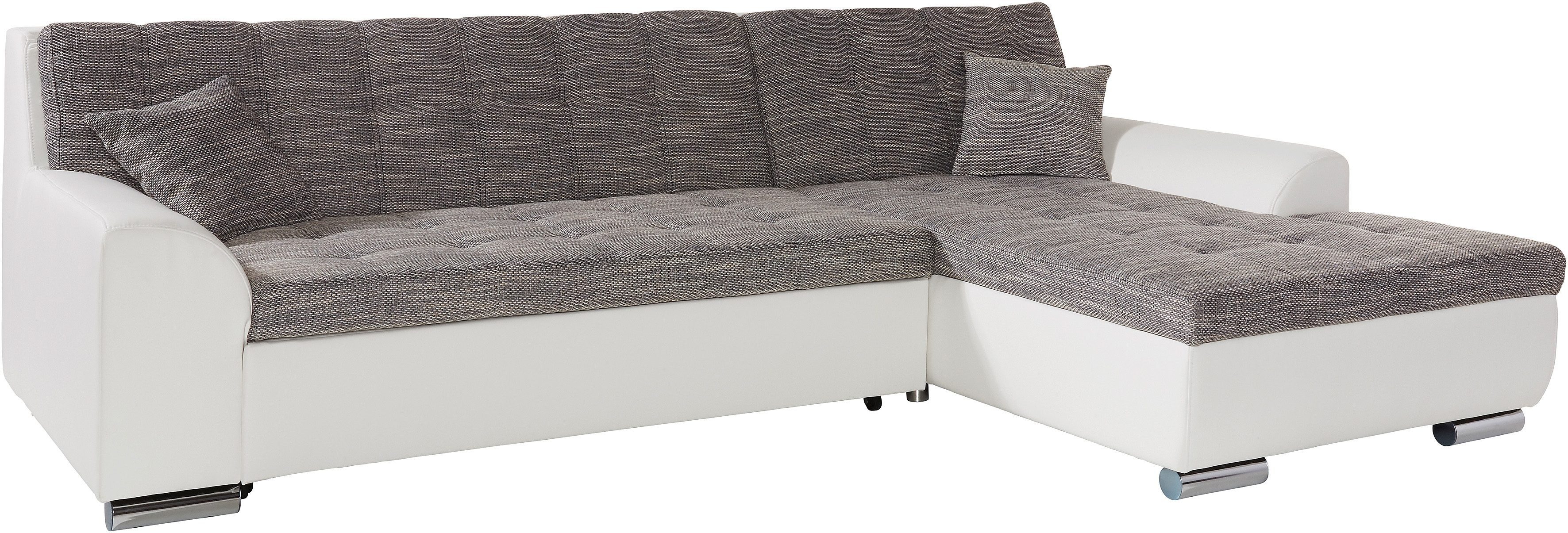 DOMO collection Ecksofa TREVISO viele Bezüge, auch in Cord, L-Form, 267x178 cm, mit Bettfunktion, inkl. Zierkissen, Unser Dauertiefpreis – Bild 4 von 5