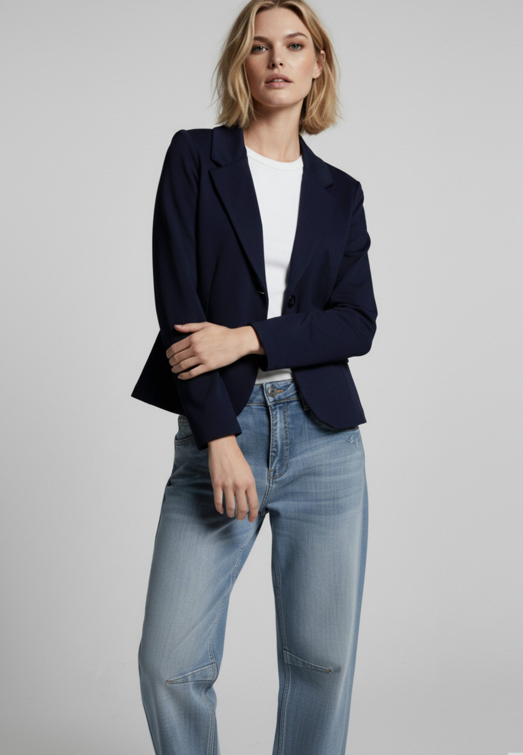 Andijamo-Fashion Jerseyblazer SHORT CLASSY Verkürzte, cleane Silhouette günstig online kaufen
